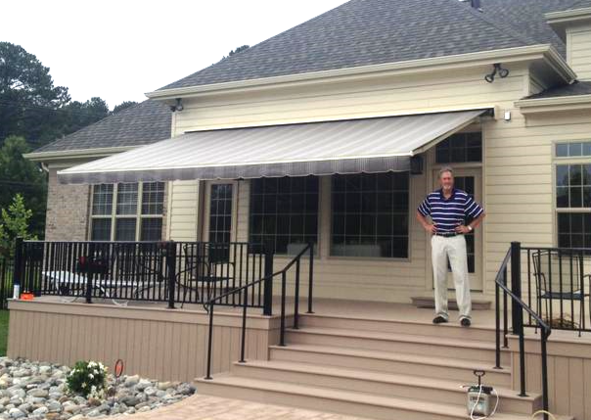 Motorized retractable Awning Virginia Beach Virginia