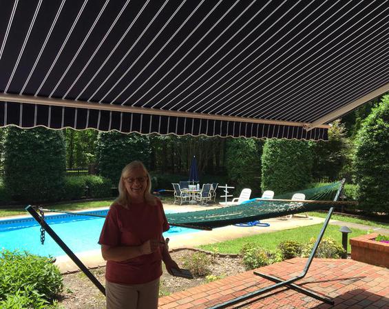 Retractable Awning, Chesapeake Bay